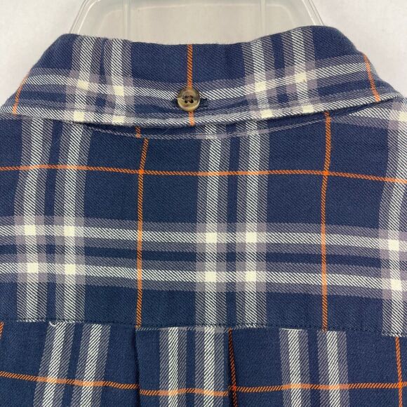 J. Crew 100% Cotton Blue Plaid Long Sleeve Button Down Shirt Men's Sz M - Picture 6 of 6